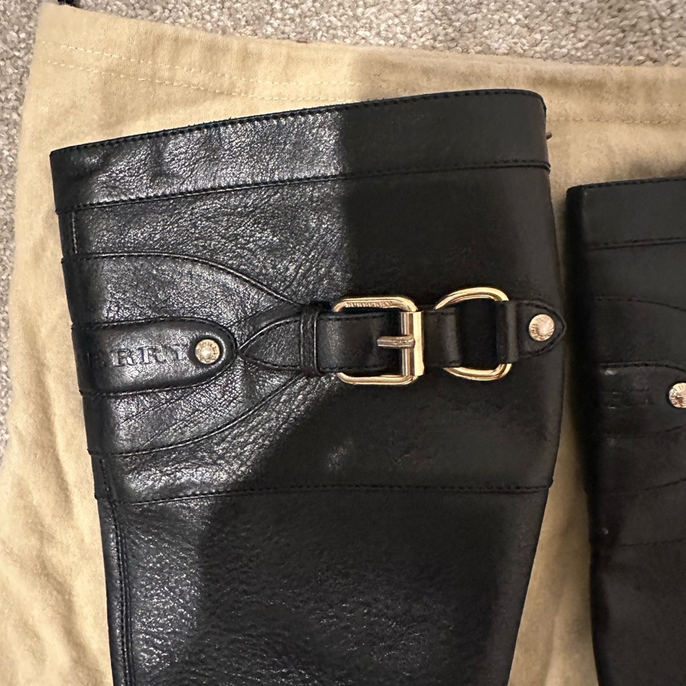 Burberry leather boots 36 - Picture 3 of 5